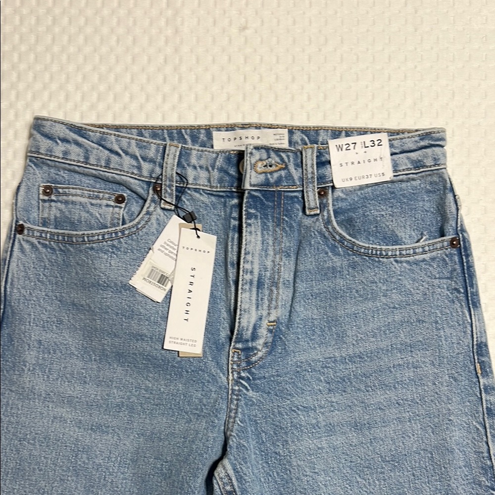 Topshop NWT straight leg jean size 27